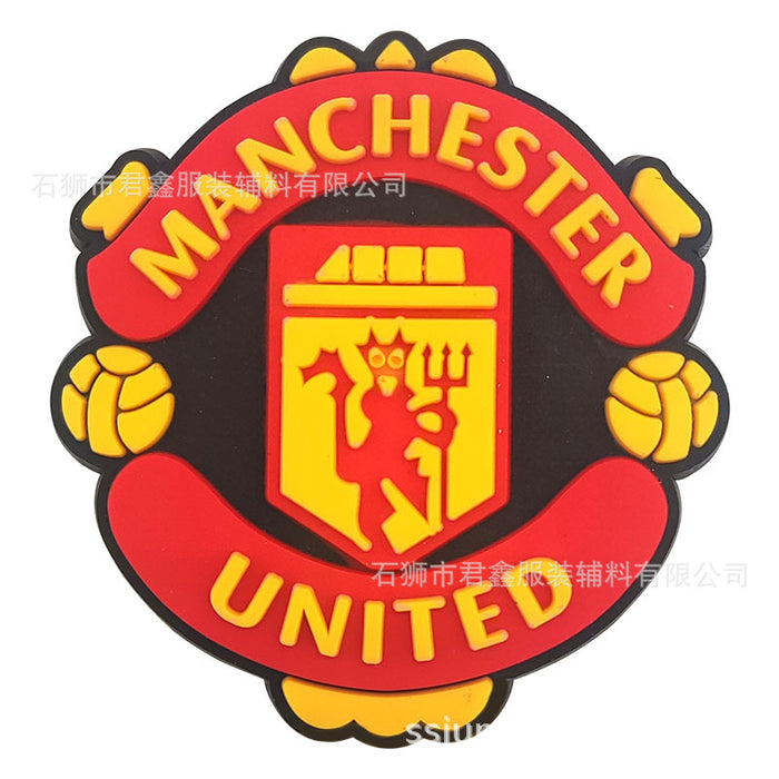 Wholesale 50pcs Football team standard Jersey Shoes Charms