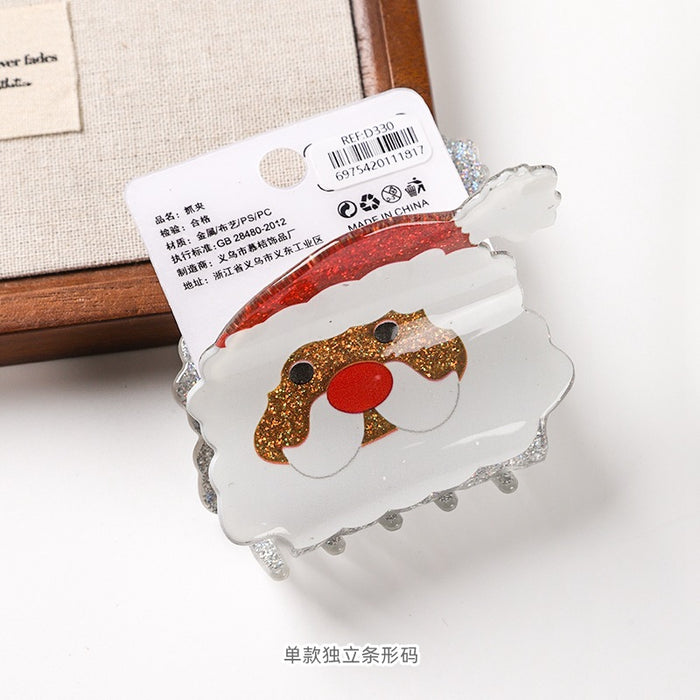 Wholesale Christmas Acrylic Grab Clip Versatile Shark Clip