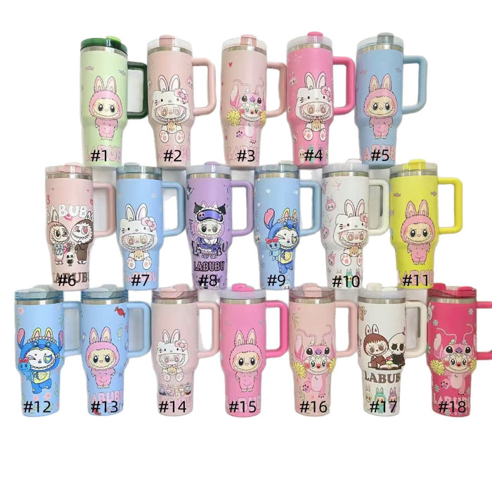 Wholesale 40oz tumbler ice bullies cup 304 stainless steel car cup with straw