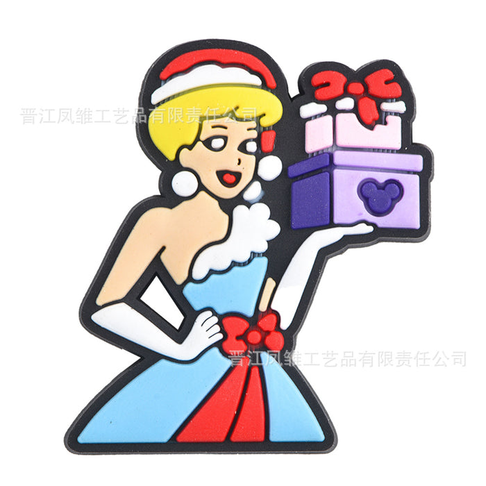 Wholesale 50pcs Christmas Shoes Charms  soft rubber shoes accessories decoration