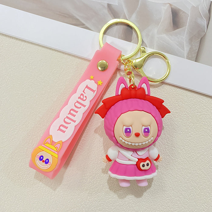 Wholesale Cartoon Doll Little Sheep Keychain Couple School Bag Pendant Car Key Chain Gift