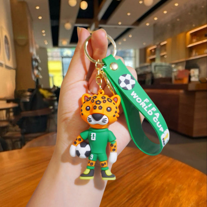 Wholesale Mascot doll keychain toy pendant soccer ball