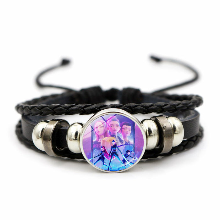 Wholesale Kpop Pink Bracelet Jewelry Girls Gift Cross-border Anime Peripheral Hand Jewelry Small Gift