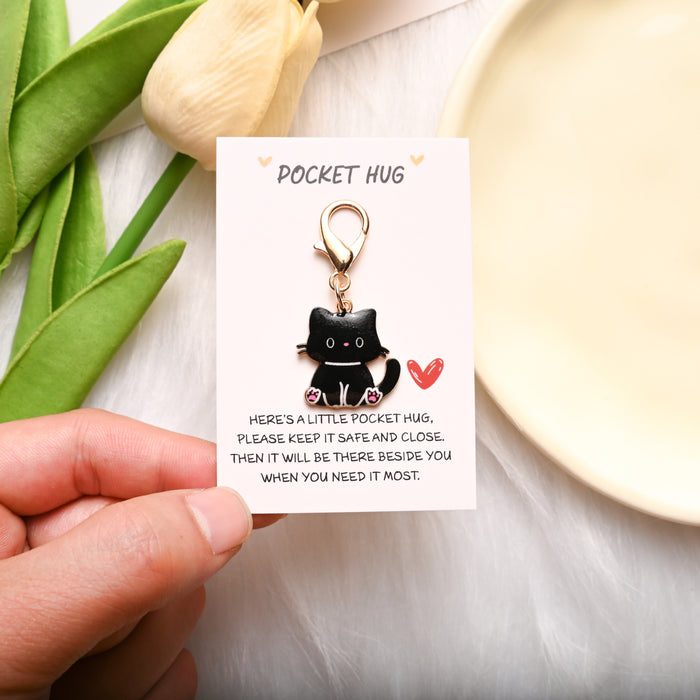 Wholesale Cute and able cartoon cat keychains