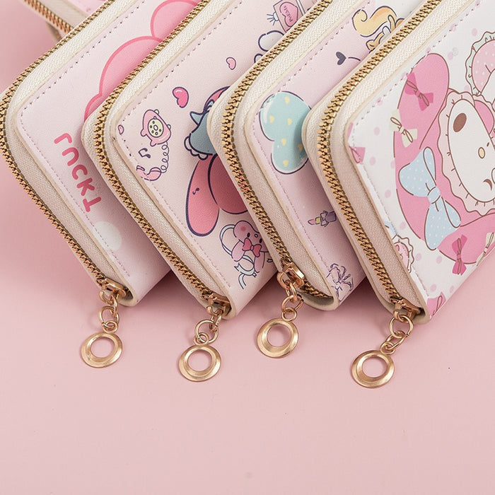 Wholesale Cartoon Anime Cute Short Zipper Wallet JDC-WT-QT018