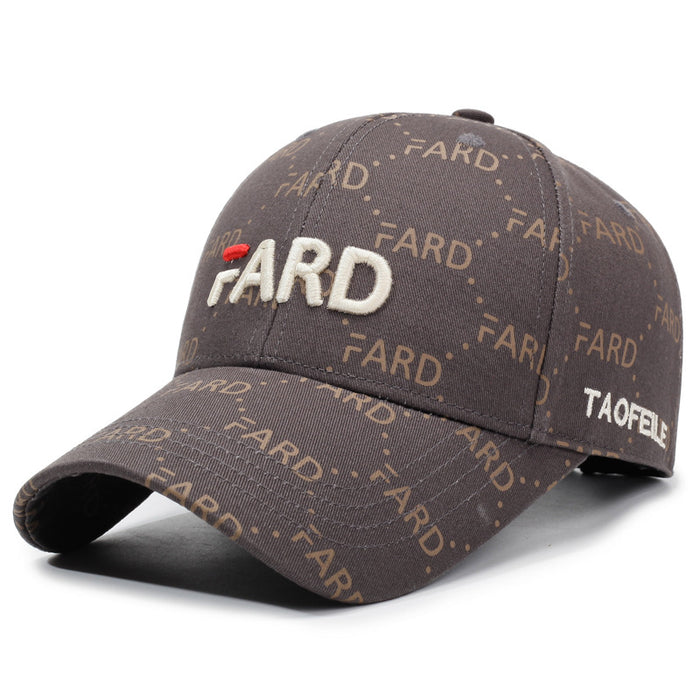 Wholesale Baseball cap, embroidered duck tongue cap, fashionable and casual versatile hat, outdoor sports sun shading and sun protection hat