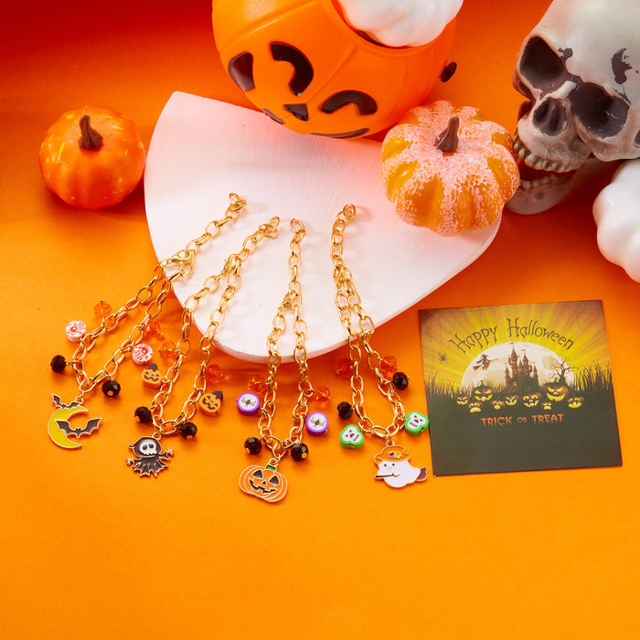 Wholesale  series bracelet funny ghost death pumpkin pendant bracelet