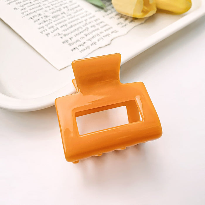 Wholesale Handmade Acetate Medium Hair Claw Square Design for Women Everyday Styling