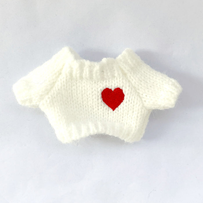 Wholesale Wear red heart sweater with letters and a hat,  a little bear knitted hat,  and a baby clothes