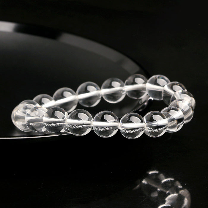 Wholesale White crystal bracelet with demagnetized stone ring, high-end