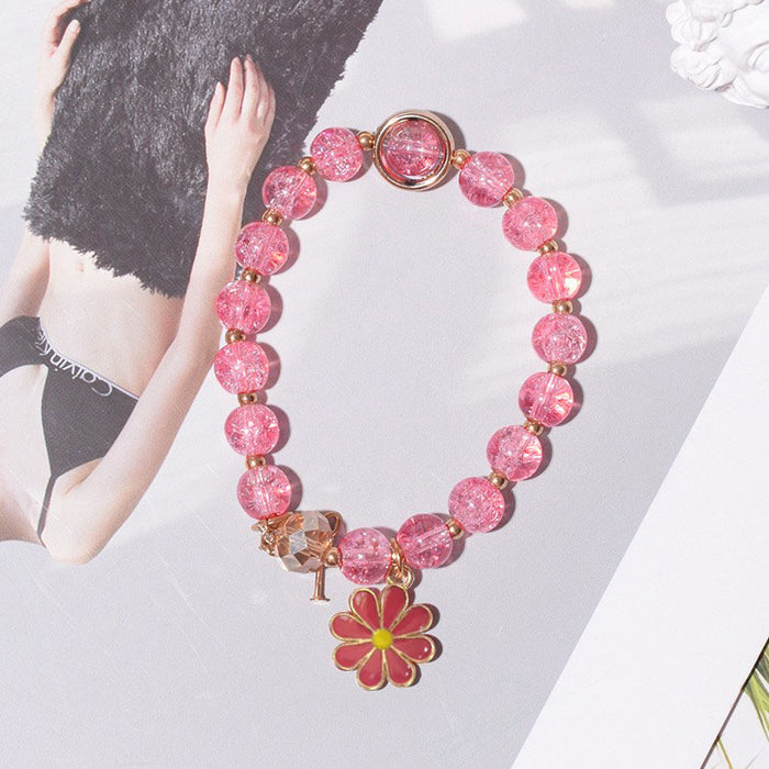 Wholesale Iron Alloy Colorful Beaded Bracelet Jewelry Accessory for Women