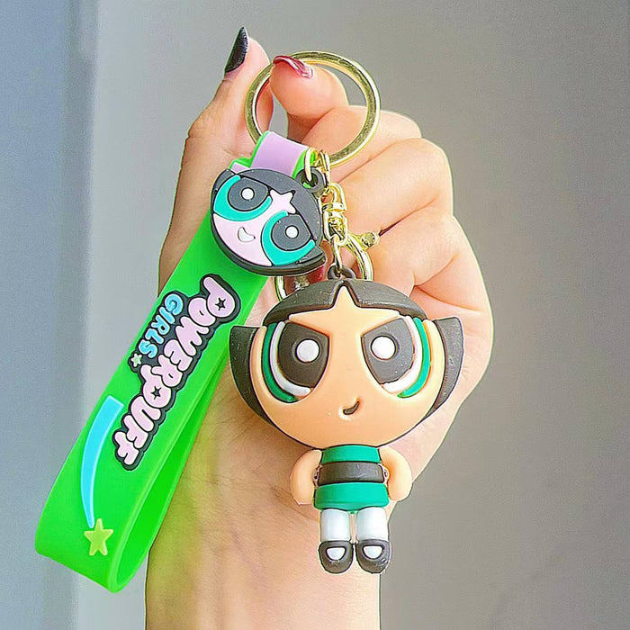 Wholesale Cute Cartoon Character Creative Silicone Keychains