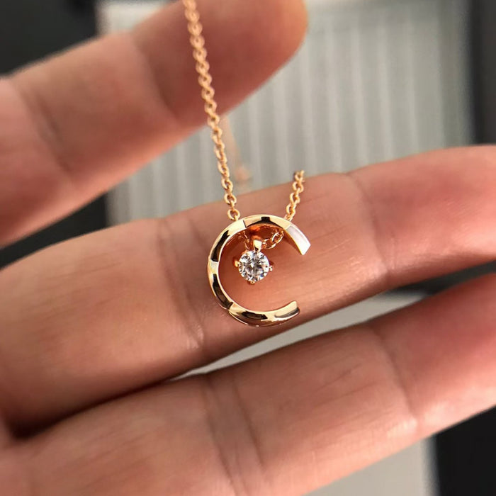 Wholesale Necklace made of pure silver and diamonds