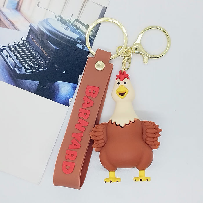 Wholesale cartoon doll Farm key chain pendant bag car key chain Accessories
