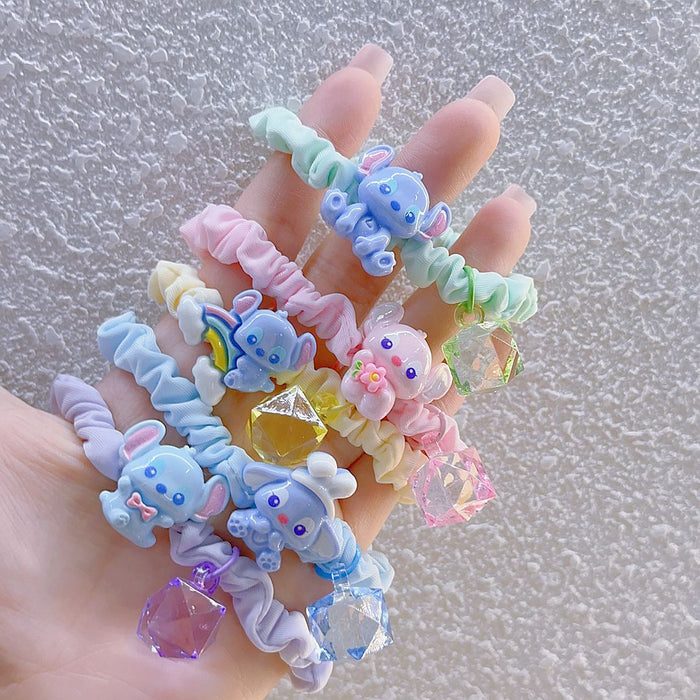 Wholesale 5pcs Leather Band Hair Rope Braided Hair Rope Hair Accessories for Women