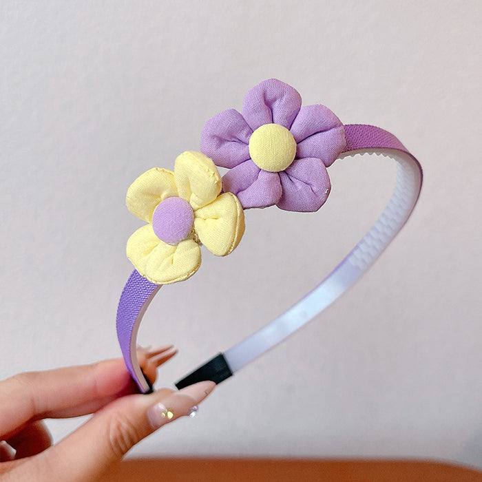 Wholesale Children' s headband girls non-slip baby hairpin headdress little girl rabbit ear bow headband