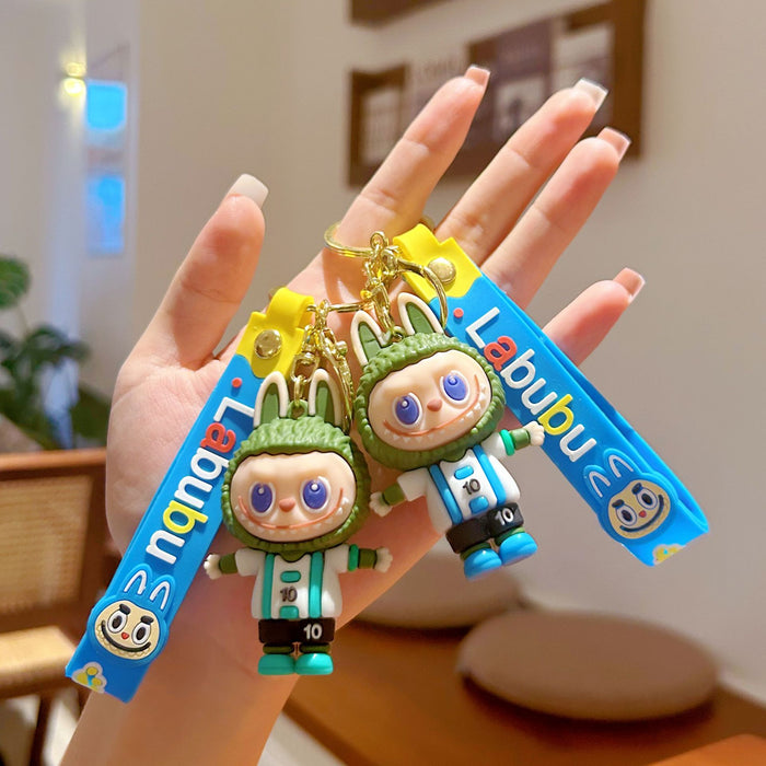 Wholesale Cute little sheep keychain doll car couple bag pendant student backpack pendant