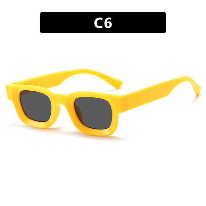 Wholesale Fashion Sunglasses New Square Narrow Frame Sunglasses Street Photography Style Sunglasses Premium Sense