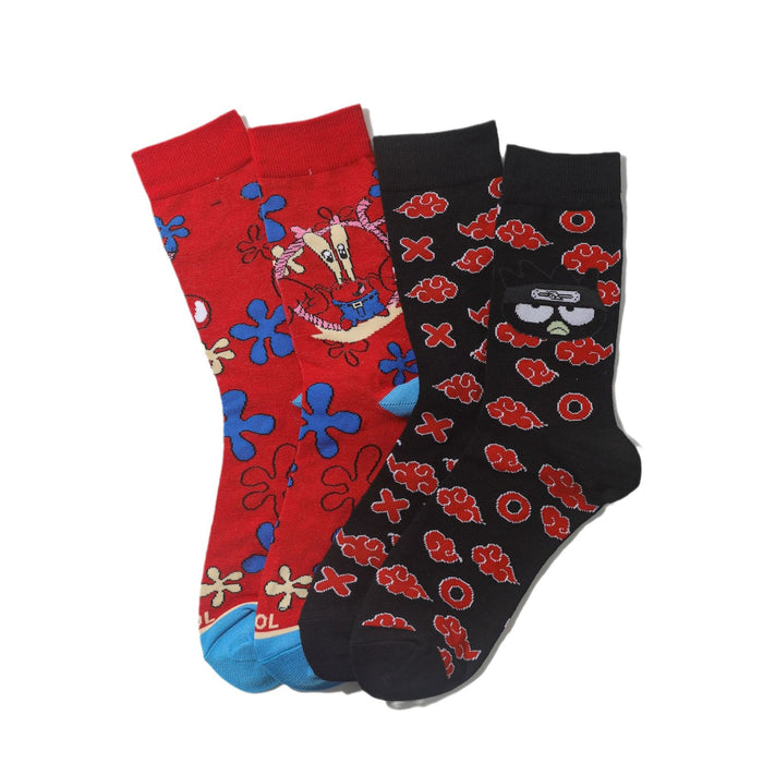 Wholesale Mid length socks anime socks