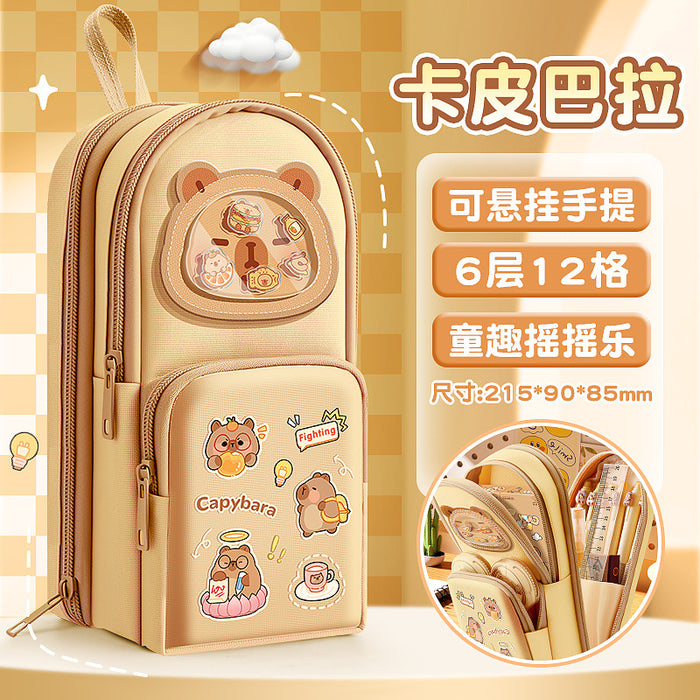 Wholesale Canvas Pencil Case Style Stationery Bag for Girls Resale