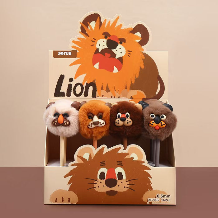 Wholesale Lamb' s Wool Pom-Pom Gel Pen