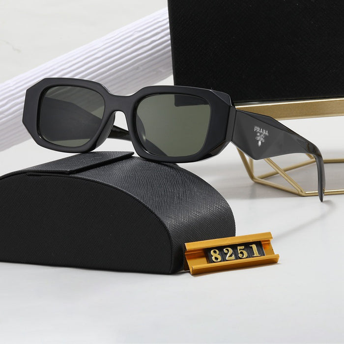 Wholesale New retro polygonal sunglasses, fashionable and personalized street photography sunglasses