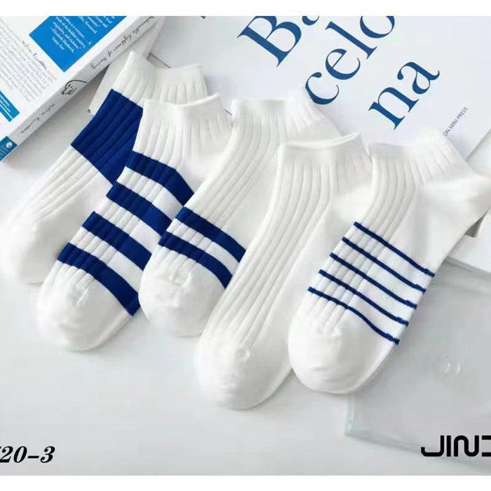 Wholesale Socks summer black and white solid color summer style men's and women's short socks shallow mouth low top invisible boat socks