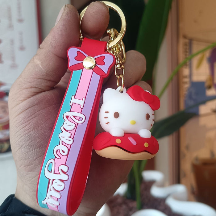 Wholesale Silicone Cartoon Doll Keychain JDC-KC-YiChang011