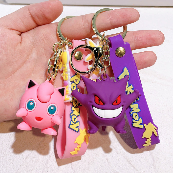 Wholesale Cartoon Silicone Doll Keychain JDC-KC-QiChao018