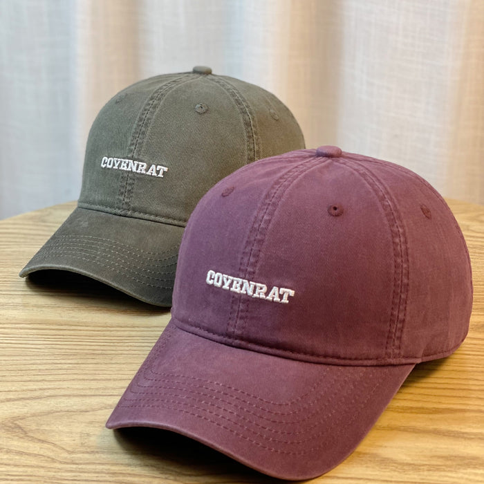 Wholesale Letter Embroidered Baseball Cap All-Match Washable Cotton Cap for Small Face