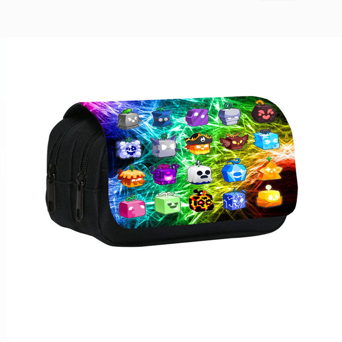 Wholesale printed double-layer pencil case pencil stationery box