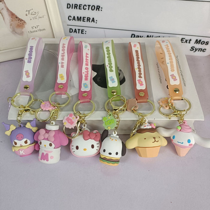 Wholesale Cartoon PVC Doll Keychain JDC-KC-MingT015