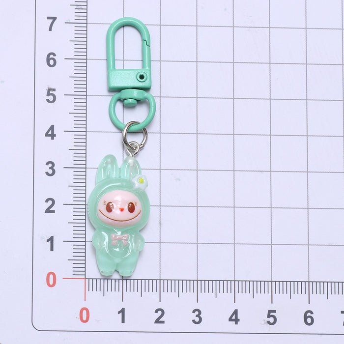 Wholesale Luminous cartoon cloth key chain cute doll pendant key chain