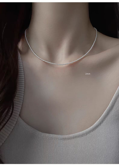 Wholesale 3m pearl pearl Australian white round flawless strong light necklace