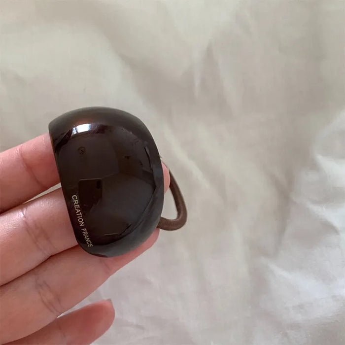 Wholesale Exquisite circular elastic band tied hair bun head semi tied hair, simple ponytail hair rope headband accessory