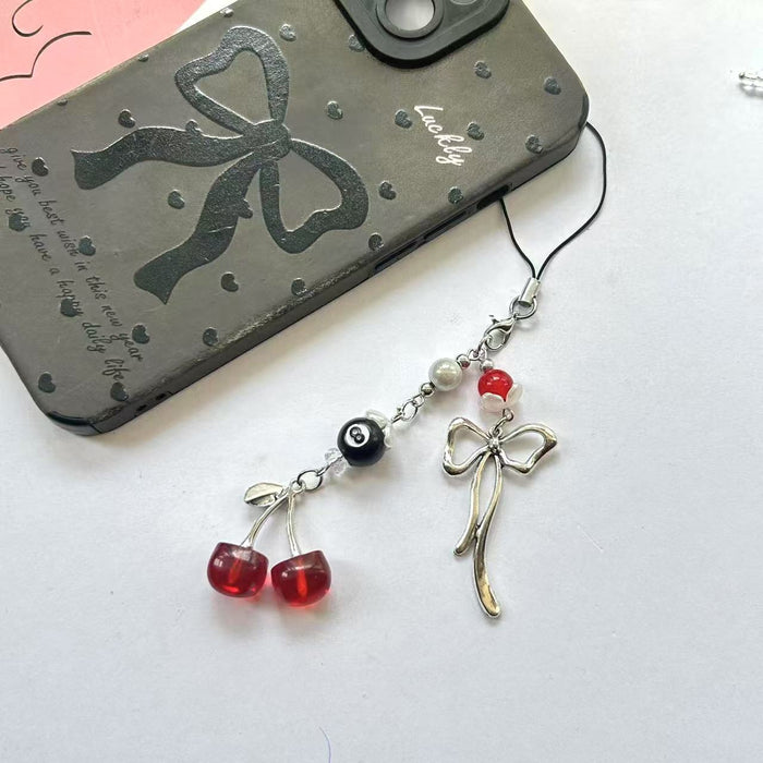 Wholesale Original cherry sweet mobile phone chain bag pendant mobile phone rope