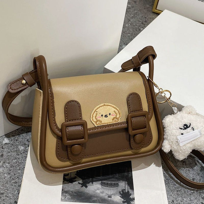 Wholesale Color blocking minimalist bag with fashionable and retro texture, niche single shoulder bag