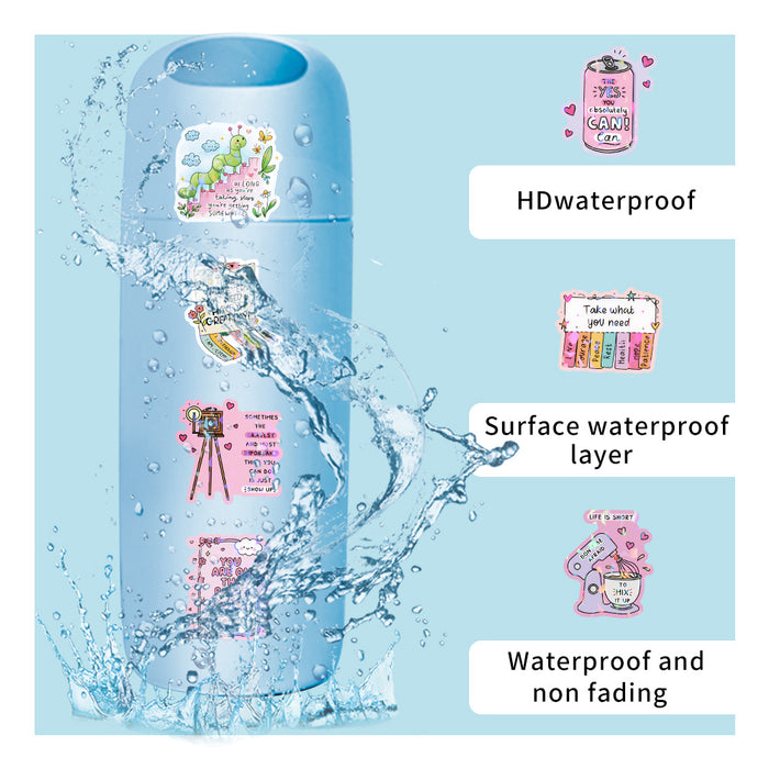 Wholesale 100 pieces cute quote stickers