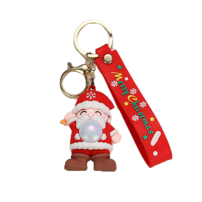 Wholesale Cartoon cute  keychain car keychain school bag pendant wholesale Christmas New Year small gifts