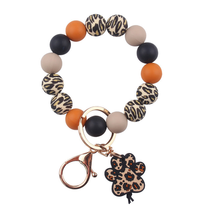 Wholesale Silicone Bead Keychain Accessories