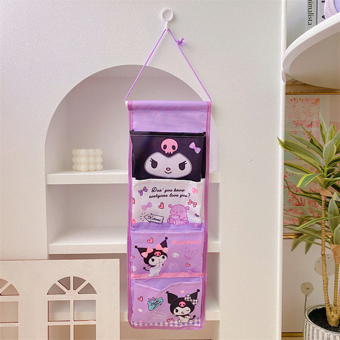Wholesale Cartoon hanging bag storage wall hanging bag ugly fish dormitory sundries storage bag