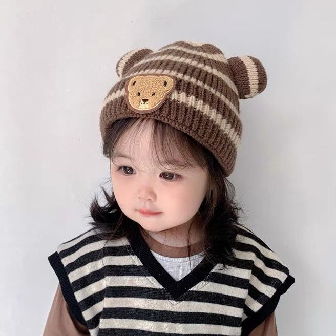 Wholesale Baby Hats Autumn Winter Baby Hat Stripes JDC-FH-SL001