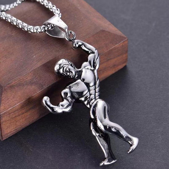 Wholesale Personalized Pendant Stainless Steel Necklace JDC-NE-YSJZ005