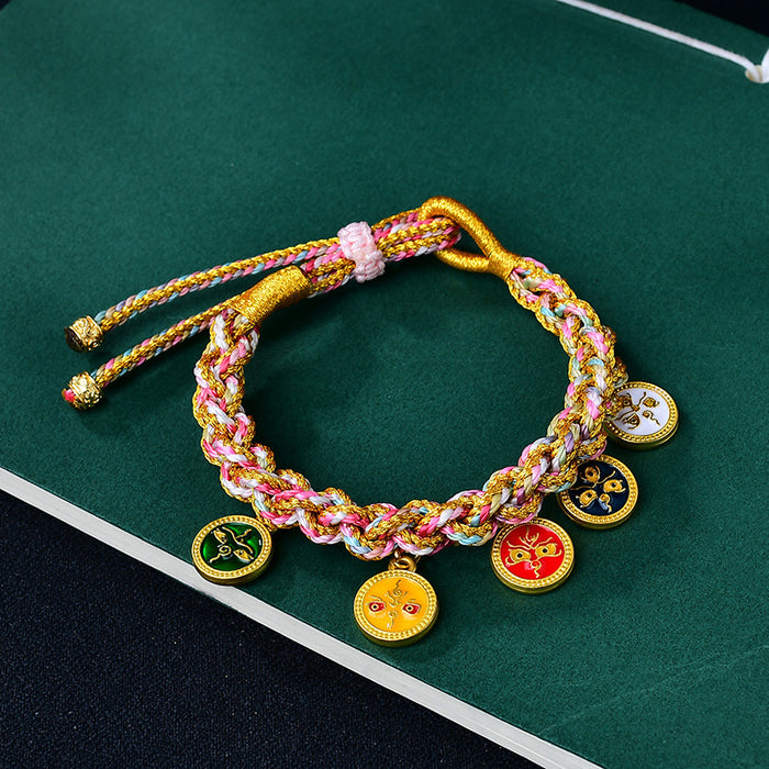 Wholesale Colorful rope, hand rope bracelet, women's hand woven rope, hand rope