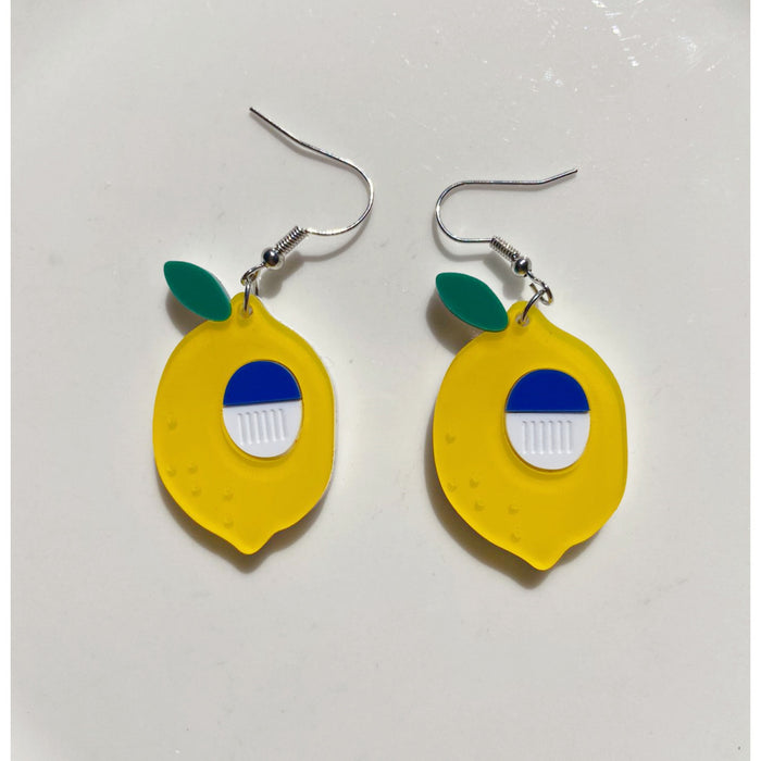 Wholesale Cute Vegetable Earrings Lemon Avocado Carrot Earrings Accessories Female