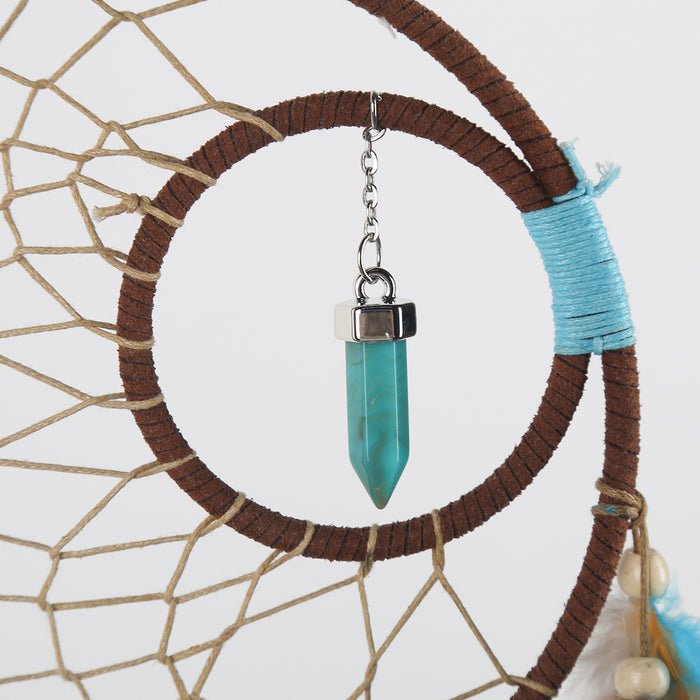 Wholesale Handmade Feather Dreamcatcher Colorful Tree of Life