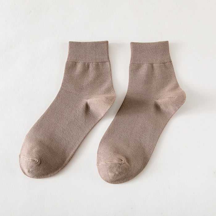 Wholesale Socks made of combed cotton, mid tube socks, comfortable and casual cotton socks