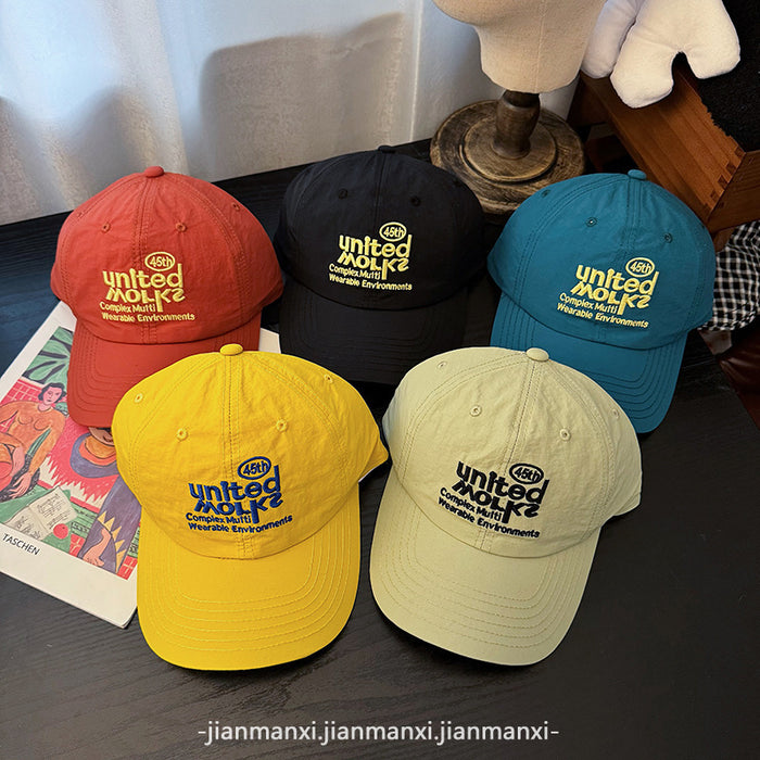 Wholesale New letter design for quick drying travel with baseball cap and student hat