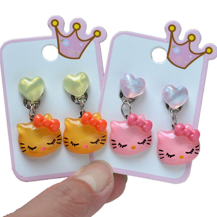 Wholesale Children' s Princess Jewelry Earrings