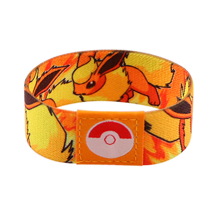 Wholesale 10pcs Sports Elastic Wristband Washable Cartoon Anime Slap Bracelet